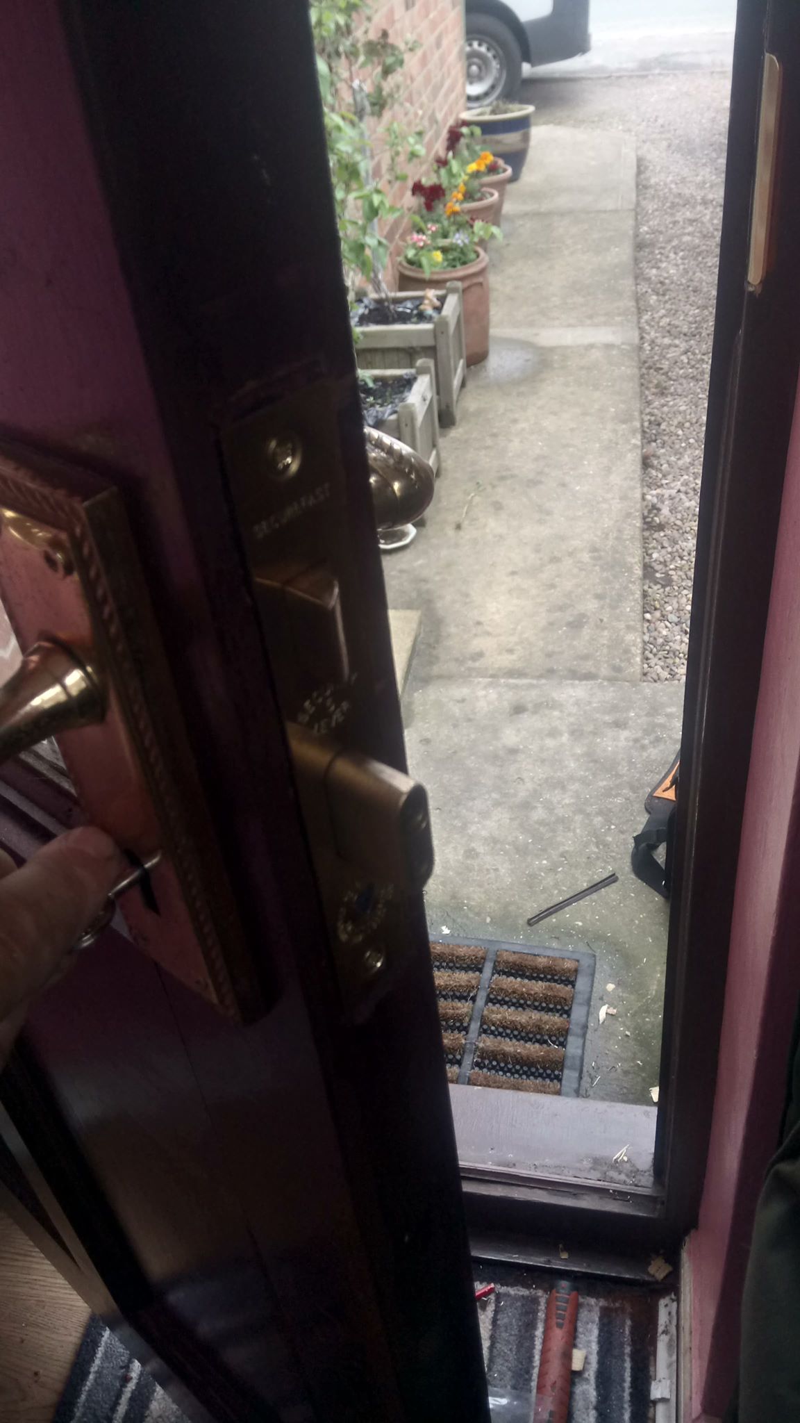 UPVC Door scratch repairs in Boston, Lincoln, Skegness, Wrangle, Kirton, Leverton, Horncastle